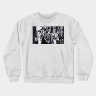 black and white movie Crewneck Sweatshirt